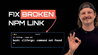 npm link “command not found” (Fix your Node.js CLI bin)