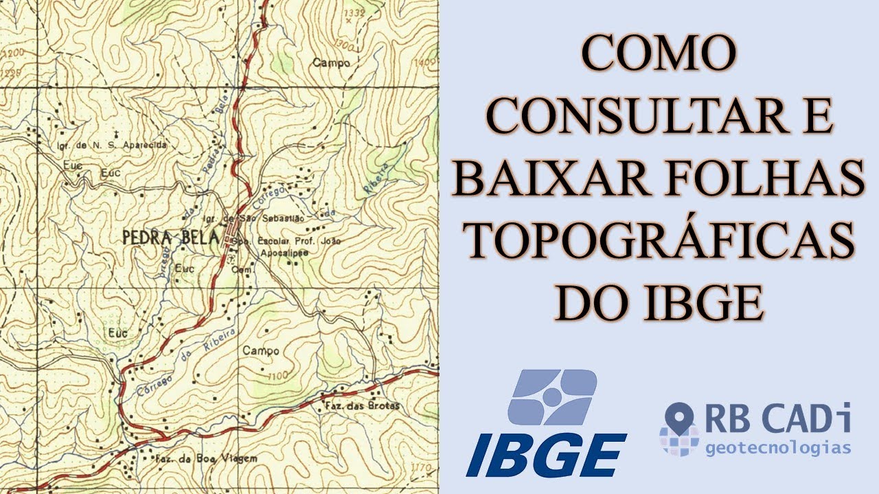 Folhas Topográficas Do IBGE - YouTube