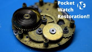 Vintage Pocket Watch Restoration | WESTCLOX DAX| made in Canada