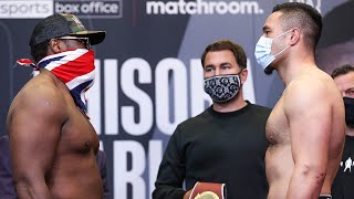 Derek Chisora vs Joseph Parker - FULL WEIGH IN & FACE OFF | Matchroom Boxing