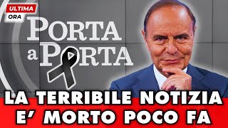 🔴PORTA A PORTA: LA TERRIBILE NOTIZIA DI BRUNO VESPA "E' MORTO POCHI MINUTI FA" L'ITALIA SOTTO CHOC