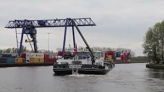 Linquenda (02325649) op 27-04-2022 vertrek uit Meppel - Port of Zwolle