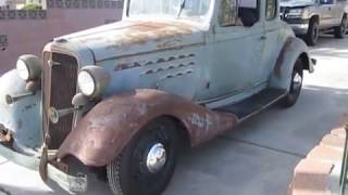 Original 1934 Chevy Coupe running and driving