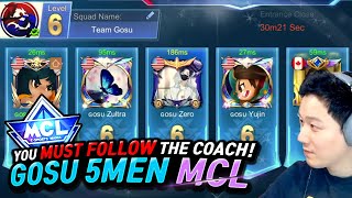 MCL New coaches of Gosu team | Mobile Legends