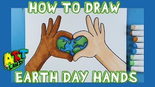 How to Draw EARTH DAY HANDS!!!