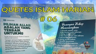 QUETES ISLAM HARIAN #06 #qoutes #trending #viral #sharedakwah #religion