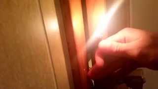 Functional Bic Lighter Stuck Inside Doorway (durability test)