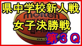 2017 県中学新人大会　女子決勝　③