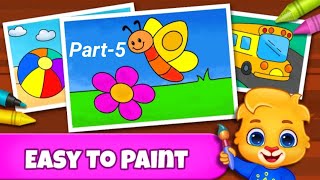 Color, paint, draw coloring games! Coloring book for kids with paint by numbers # kids learning tv