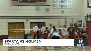 High School Volleyball: Sparta vs. Holmen