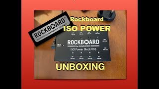 Unboxing Rockboard iso power Block V10 isolated Multi Power Supply