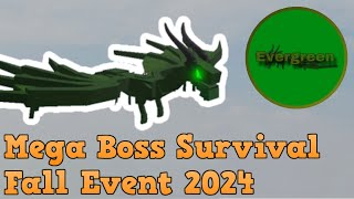 [EVENT] How to get the Evergreen Dragon in Mega Boss Survival Fall 2024 Event! (Roblox)