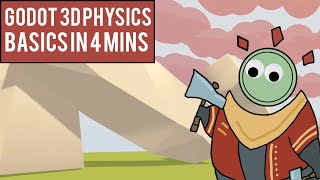 Godot 3D Physics in 4 MINUTES