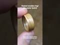 How to make a wooden ring, The easiest way (no power tools!)