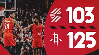 Portland Trail Blazers 103, Houston Rockets 125 | Game Highlights | January 18, 2025