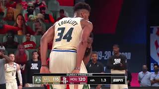 Houston Rockets vs Milwaukee Bukcs | Full Game Highlights - 2020 02 08 | NBA Bubble