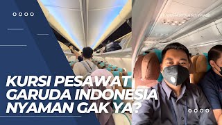 Kursi Pesawat Ekonomi Garuda Indonesia, Nyaman Gak ya?