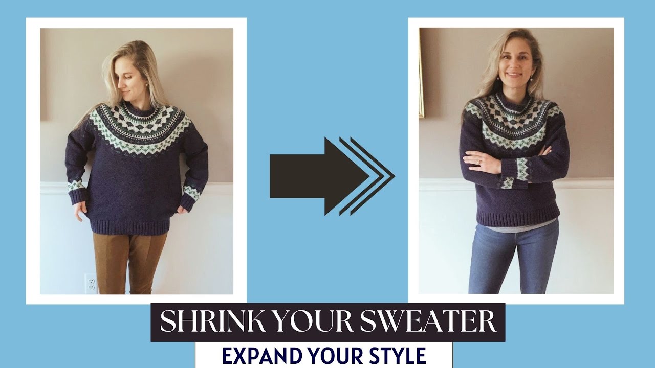 How To Shrink A Sweater At Home? Easy Working Methods - YouTube