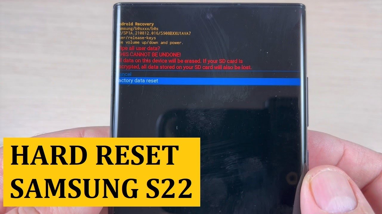 How To HARD RESET Samsung S22 / S22+ / S22 Ultra - YouTube