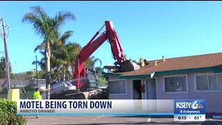 Longtime Arroyo Grande Motel being torn down