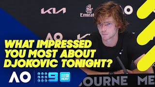 Andrey Rublev: Australian Open Post Match Press Conference | Wide World of Sports
