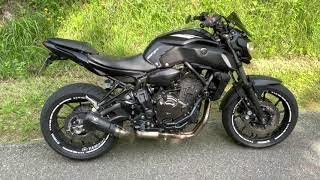 YAMAHA MT07 IXRACE MK2 SOUND TEST | 4K HDR DOLBY 5.1