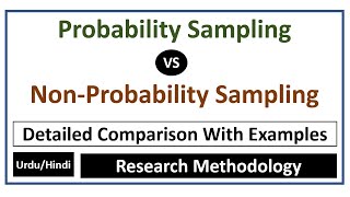 Probability Sampling vs Non-Probability Sampling: A Brief Comparison