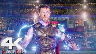 Thor Vs Hulk - Fight Scene (Hindi) - Thor Ragnarok (2017) Movie CLIP HD