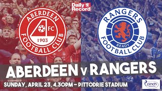 Aberdeen v Rangers live stream, kick-off and TV details for Scottish Premiership clash at Pittodrie