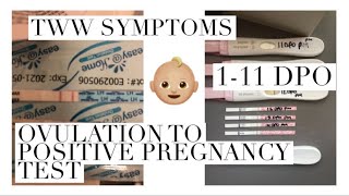 TWO WEEK WAIT SYMPTOMS | TWW | 1 - 11 DPO | TTC COMMUNITY | TERRI TIDY👶🏼