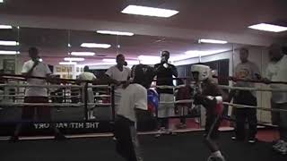 Devin Haney sparring Dylan Price