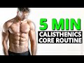 Do this 5 min Calisthenics Core Routine Everyday in 2023!