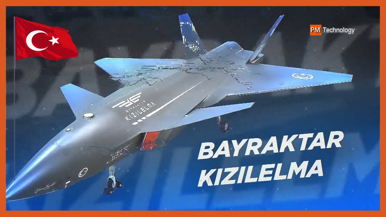 FINALLY!! Bayraktar KIZILELMA, Turkish Unmanned Fighter Jet Kizilelma ...