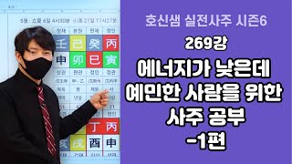 호신샘 실전사주6 269강 에너지가 낮은데 예민한 사람을 위한 사주 공부 1편