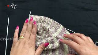 Knitting Ladies Scarf (स्कार्फ़ कैसे बनाये )