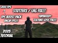 FiveM | STUTTERS, LAG SPIKES, TEXTURE LOSS FIX!!! (UNCAP FPS) “2024 TUTORIAL”