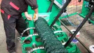 NOVA-S Chain Link Fencing Machine (compact roll made of PVC coated wire)