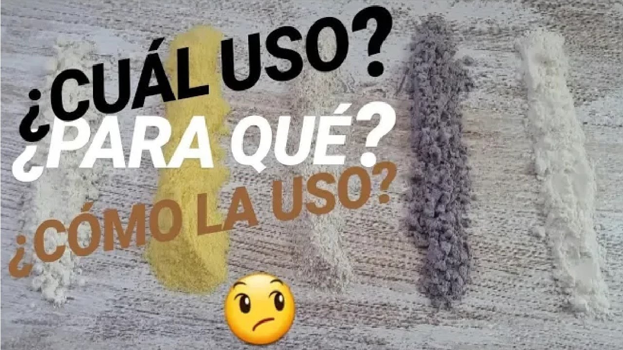 Tipos De HARINAS Y USOS *CURSO TEORIA* - YouTube