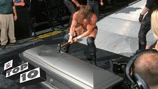Trapped Superstars getting smashed: WWE Top 10, Sept. 17, 2018