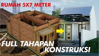 Tahapan konstruksi pembangunan rumah minimalis