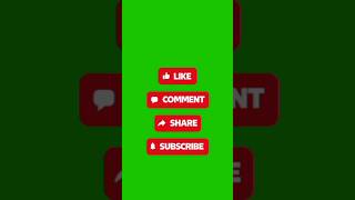LIKE COMMENT SHARE SUBSCRIBE Green screen animation #shorts #viral #greenscreenanimation