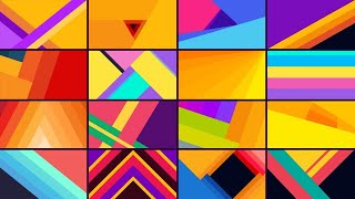 17 Colorful Shape Transitions Pack After Effects Templates