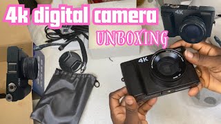 Amazon 4k digital vlogging cameral unboxing