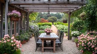 2025 Outdoor Living Trends: Veranda, Courtyard and Small Garden Makeovers with Rustic Furniture