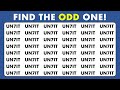 HOW GOOD ARE YOUR EYES? | CAN YOU FIND THE ODD WORDS? l Puzzle Quiz - #98