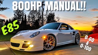 MANUAL 800hp 911 Turbo ATTEMPTING 0-60 \u0026 0-100!! ***Harder than it sounds***