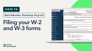 How to file your W-2 and W-3 forms in QuickBooks Desktop Payroll Enhanced