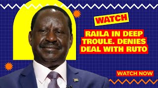 🔥 Raila in SERIOUS TROUBLE! DENIES MOU Deal With Ruto as Kenyans ERUPT in FURY!