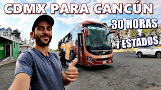 Como é VIAJAR de ÔNIBUS da Cidade do México para CANCÚN pela ADO?