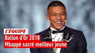 Ballon d'Or 2018 -  Mbappé sacré meilleur jeune